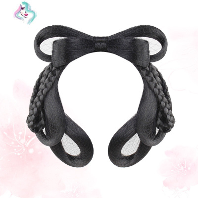 自由人-古风发箍林黛玉cos假发儿童古装发型新手懒人发髻假发你那么美猫耳发髻均码