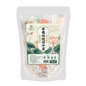 谯韵堂 苹果玫瑰荷叶茶150g/袋