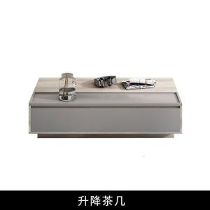 森美人北欧圆形茶几小户型客厅现代简约小户型多功能电视柜组合家具套装