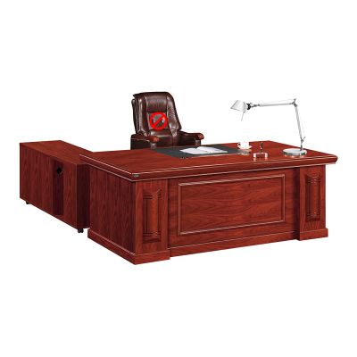 中豫鑫泽 ZYXZ4052221 油漆家具老板桌大班台办公桌主管经理桌含副柜 1.8米