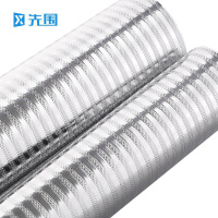 先围 厨房铝箔贴纸 5m*40cm*0.16mm银线条纹 卷