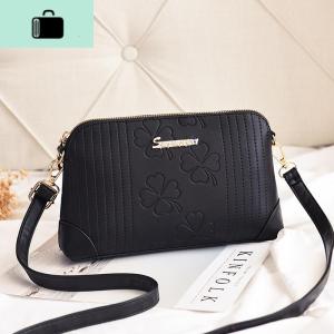 妈妈包女包2020新款编织百搭软皮小包包女士单肩包中老年斜挎背包NEW LAKE 压花版黑色注意是压花版喜欢的拍 压花版黑色注意是压花版喜欢的拍