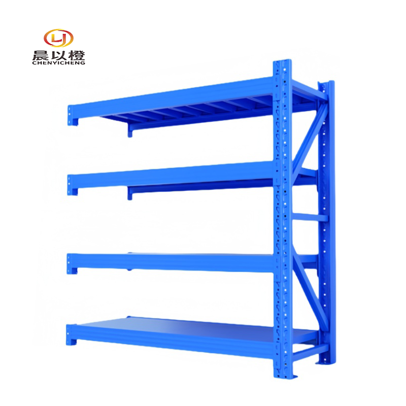 晨以橙 货架副架 150*50*200cm四层蓝色 组