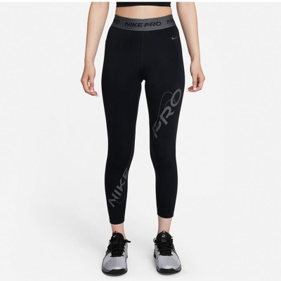 NIKE耐克长裤PRO训练运动速干透气弹力紧身女裤FB5489-010 D