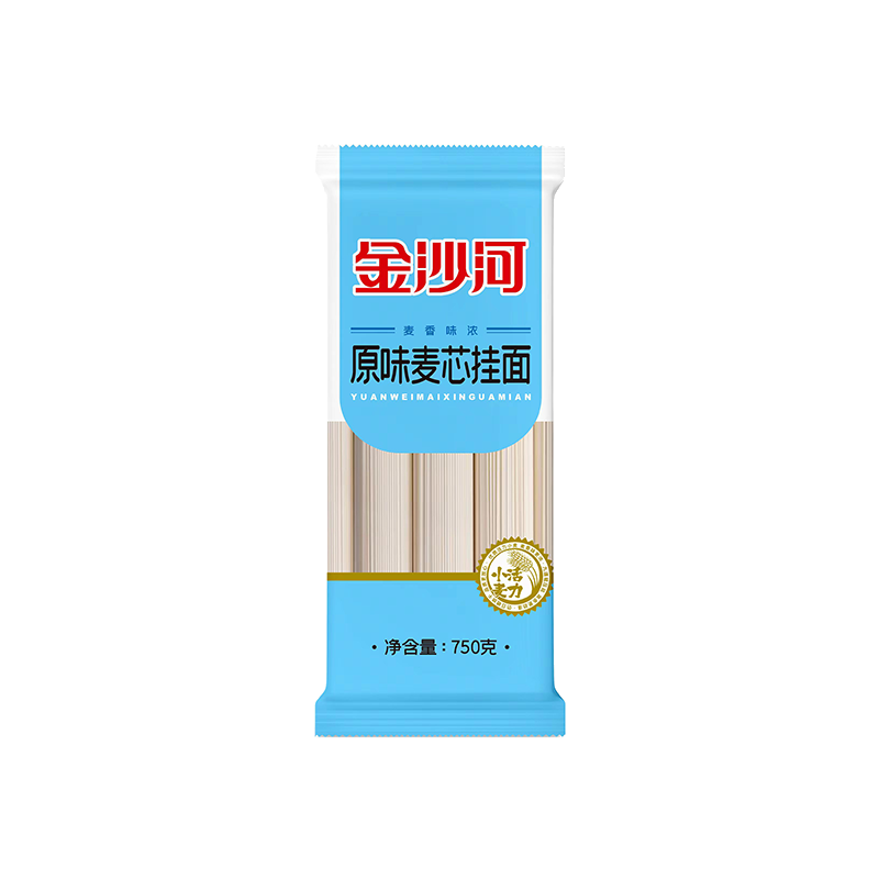 苏宁极物金沙河原味麦芯挂面