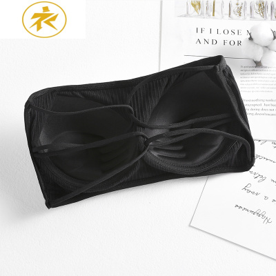 Ideamini无钢圈内衣学生少女抹胸式裹胸打底衫内搭美背吊带一体文胸防走光抹胸