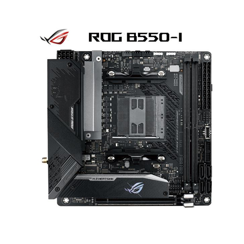 (rog)rog strix b550-i gaming主板 支持 cpu3700x/3800x/3900x(amd