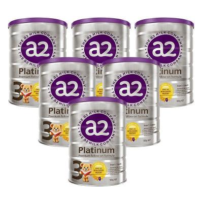 A2澳洲新西兰进口-a2Platinum白金版婴幼儿奶粉3段*6罐(保税2-8个工作日)