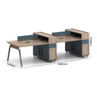 办公桌三圣Z-SS21 2400*1200*1100mm
