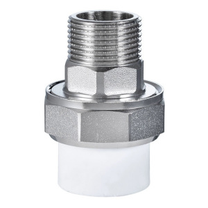 禾润泽 PP-R 外螺纹活接 热熔外丝活接 φ25 个