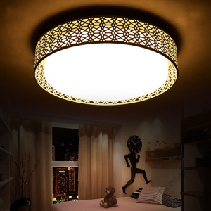 苏宁放心购 北欧铁艺主卧室灯浪漫温馨灯具现代简约书房个性儿童房间灯吸顶灯