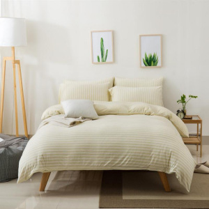 比韩(BIHAN)家纺纯色床上用品多件套订制加大