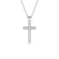 Swarovski女士时尚简约项链 Insigne系列 水晶密镶十字架精致百搭轻奢饰品