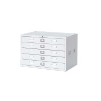 东升顺底图柜工程资料图纸柜0号1号抽屉柜文件柜地图柜菲林柜图纸收纳柜1号单节1000*700*550 灰白色