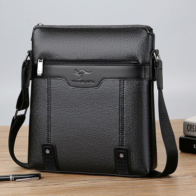 斯妮拉欧美时尚跨境男士单肩包休闲商务单肩斜挎包出差便携大容量小方包