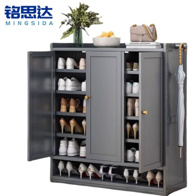 铭思达鞋柜三门七层个