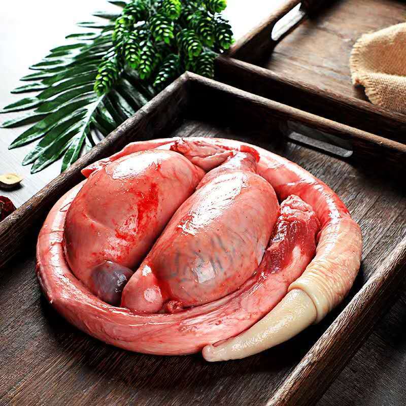 赛卡伊 新鲜黄牛鞭牛宝冷冻现杀黄牛鞭牛蛋滋补牛三宝整套鲜冻牛宝牛