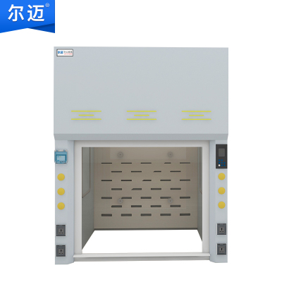 尔迈 实验室桌上型PP通风柜通风橱 化验室耐酸碱防腐蚀排风柜 1200*850*1500mm