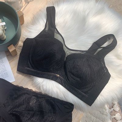 HLCOMAN抹胸性感大码内衣女聚拢防走光收副乳调整型大胸显小文胸罩超薄款抹胸