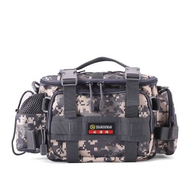 路亚包钓鱼腰包斜挎包腰包多功能水壶腰包户外腰包骑行运动渔具包梨桦嫣