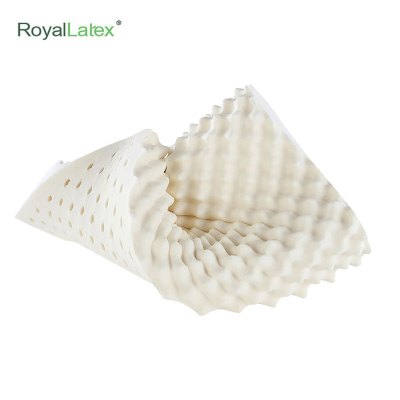 限量清仓-皇家（RoyalLatex）泰国原装直邮进口乳胶枕头枕芯护颈枕舒适抑菌透气60*35*10/12cm