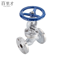 百里才 不锈钢法兰截止阀J41W-16P DN100