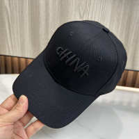 新款china刺绣帽男潮春秋大头围时尚棒球帽硬顶遮阳防晒鸭舌帽女