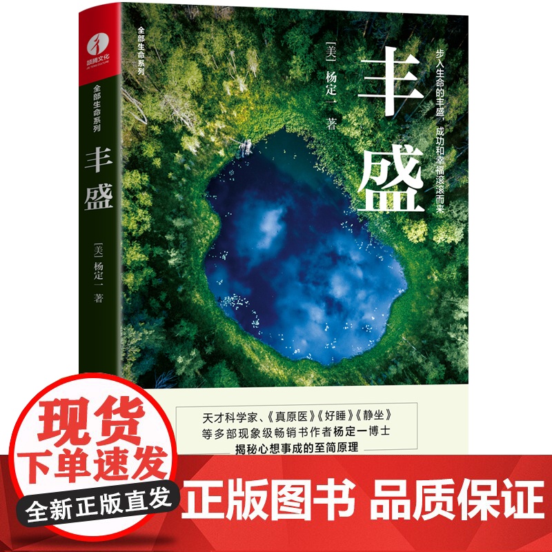 [正版书籍]丰盛 杨定一的书籍全部生命系列华龄出版社揭秘心想事成的至简真理参透秘密吸引力法则的成功秘诀励志书籍 颉腾文化