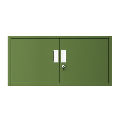 正斌绿色铁皮文件柜办公室档案柜资料柜财务凭证柜钢制办公柜子单节顶柜