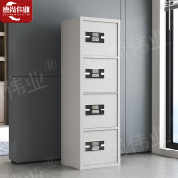 德尚伟业钢制保密柜文件柜多门多格存放柜资料柜铁皮柜密码钥匙锁四门柜