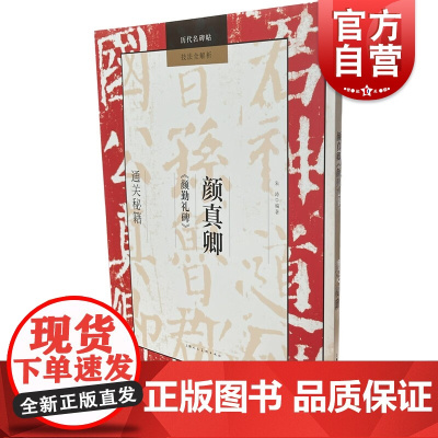 颜真卿颜勤礼碑通关秘籍 历代名碑帖技法全解析楷书上海人民美术出版社书法艺术篆刻