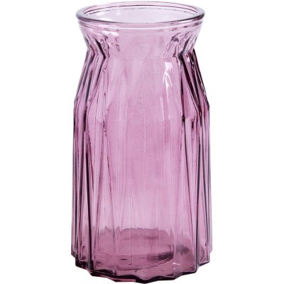 酒红-2玻璃花瓶欧式水养植物器皿客厅摆件鲜花插花水培干花瓶花器花瓶简约现代生活日用家居百货