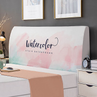 床头套罩北欧风格全包通用防尘软包保护床靠背简约现代木 迷雾彩云 高度50-65*长度180cm通用款