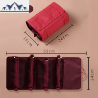 便携化妆包女大容量 补妆袋ins风超火收纳盒可爱日系韩国小号旅行 三维工匠收纳包