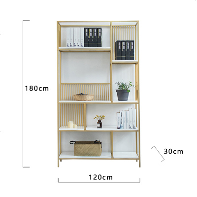 铁艺置物架客厅墙壁隔板创意书架墙角多层落地隔断卧室收纳展示架