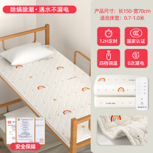 志高电热毯家用2024新款双人单人电褥子学生宿舍除螨双控调温210TT150x70-1X(彩虹)