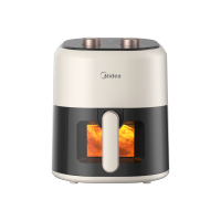 美的(Midea)空气炸锅家用智能4.5L大容量全自动电烤箱一体多功能炸烤炸一体炸锅 电炸锅MF-KZE4581BD