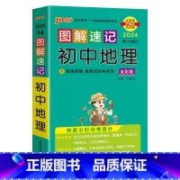 地理 初中通用 [正版]2024新图解速记初中地理知识点汇总速查速记背记手册基础知识大全七八年级初一二中考会考备考复习资
