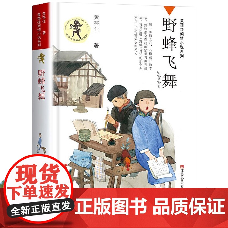 野蜂飞舞/黄蓓佳倾情小说,继《童眸》之后,黄蓓佳又一全新力作,严酷背景下的亲情与成长,三四五六年级小学生课外书读物