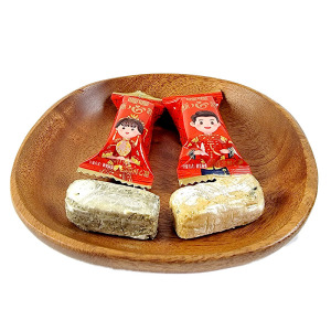 喔喔酥心糖花生味黑芝麻味混合散称500g/1000g结婚喜糖休闲零食品