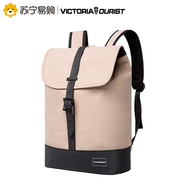 维多利亚旅行者(VICTORIATOURIST)双肩包男士旅行背包15.6英寸笔记本电脑数码包学生书包2108卡其色