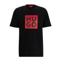 Hugo boss纯棉圆领短袖T恤男装舒适百搭基础款夏季直筒休闲上衣