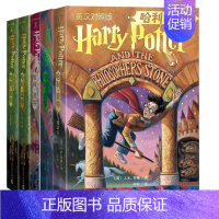 [正版]哈利波特英文原版全集中英双语版 全套5册中英文对照哈利波特与魔法石10-15岁青少年儿童读物英汉对照儿童中小