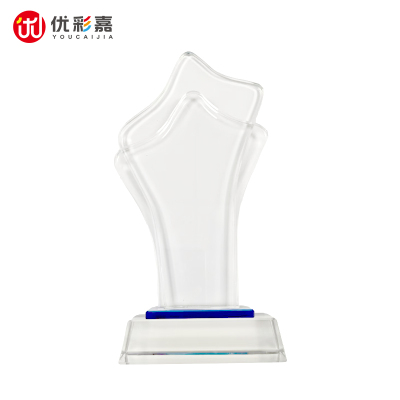 优彩嘉 奖杯 叠峰水晶创意款 J-06 个