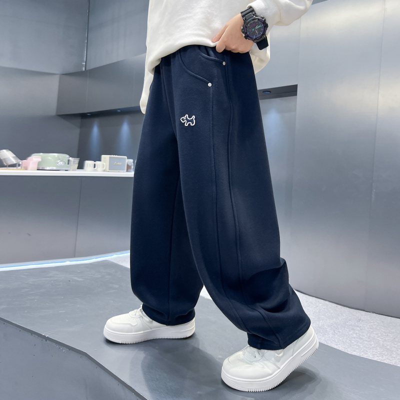 男童裤子春秋款春季卫裤2026新款春装运动裤宽松大儿童休闲长裤潮