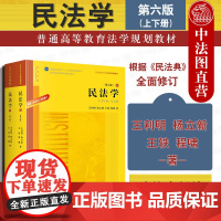 中法图正版 民法学 第六版第6版 上下册 根据新民法典修订 王利明杨立新王轶程啸 法律出版社 新民法学大学本科考研教材教