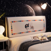 北欧风床头罩套床头套全包软包防尘罩保护套1.8米床头1.5弹力布套 象的欢愉 长220cm高50到65厘米之间适用