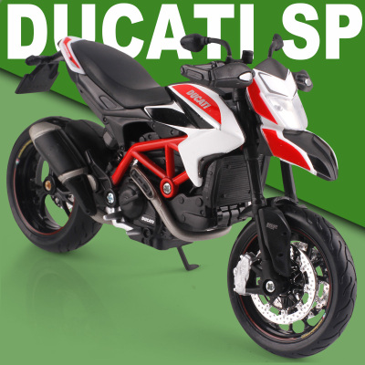美驰图1:12仿真合金摩托车模型DucatiMonster696杜卡DucatiHypermotarSP