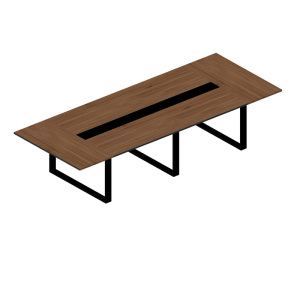 东业家具会议台会议桌AH-072D胶板会议桌钢木桌子