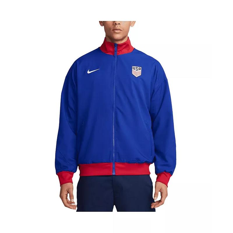 耐克(NIKE)男款USMNT2024 anthem全拉链运动夹克防水透气速干科技